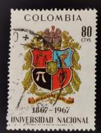 Colombia 1968 - wapenschild Nationale Universiteit, Postzegels en Munten, Postzegels | Amerika, Ophalen of Verzenden, Zuid-Amerika