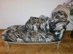 Chaise longue antiek maar nieuw overtrokken, Ophalen, Zo goed als nieuw, Hout