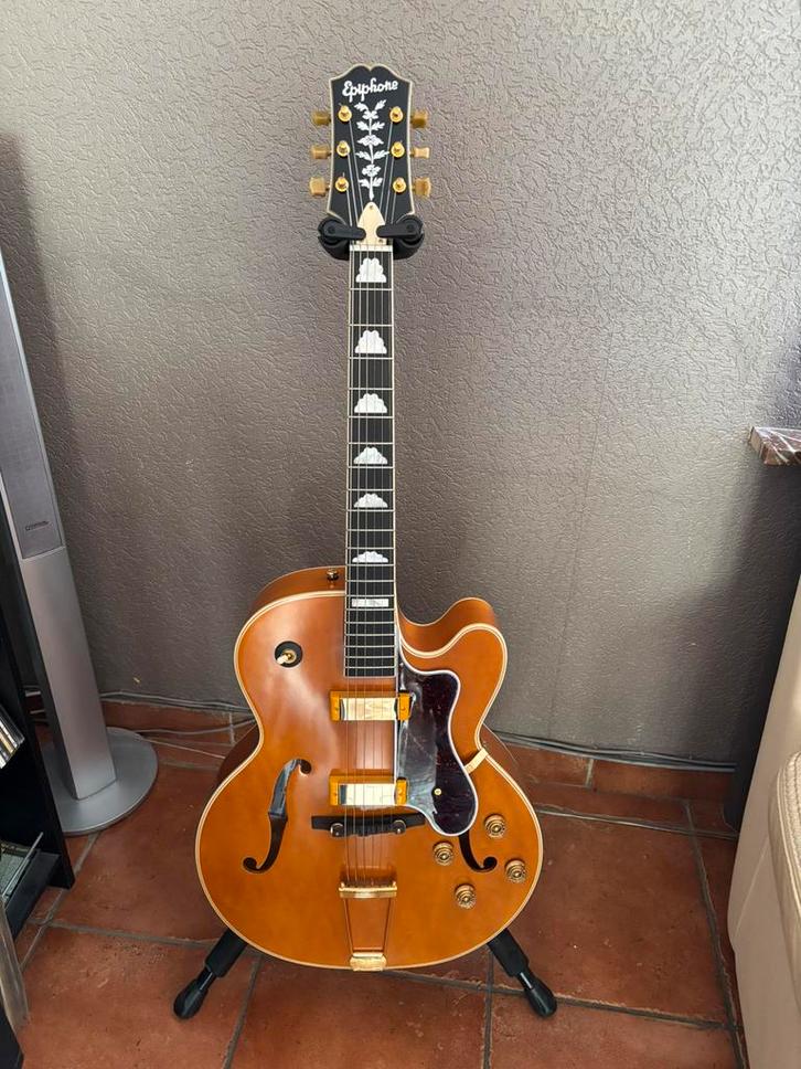 Guitare jazz epiphone ( usa), Muziek en Instrumenten, Snaarinstrumenten | Gitaren | Elektrisch, Zo goed als nieuw, Hollow body