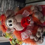 Aapje met open mond en fopspeen, zacht ,leuke knuffel, Ophalen of Verzenden, Nieuw