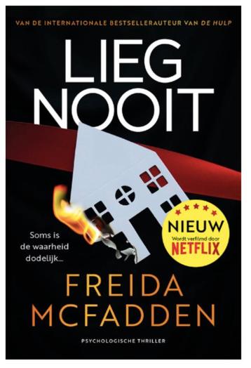 Boek 'Lieg nooit' - Freida Mc Fadden beschikbaar voor biedingen