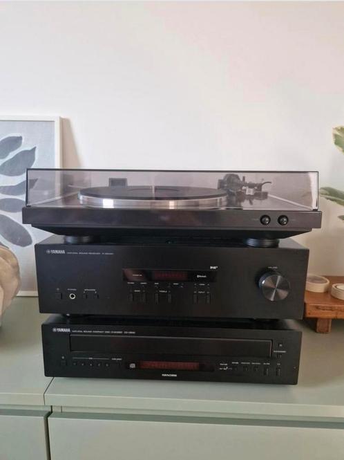 Recente Yamaha Receiver + 5 CD Lader + Denon platenspeler, Audio, Tv en Foto, Stereoketens, Zo goed als nieuw, Denon, Ophalen