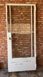 Stalen deur inclusief frame, Doe-het-zelf en Bouw, Deuren en Vliegenramen, Ophalen, Gebruikt, 80 tot 100 cm, Glas