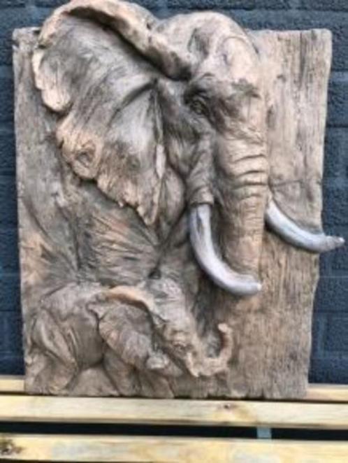 3 D olifant , olifant, Huis en Inrichting, Woonaccessoires | Wanddecoraties, Nieuw, Ophalen of Verzenden