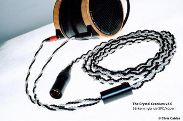 Chris Cables 'The Crystal Cranium' koptelefoon kabel op maat