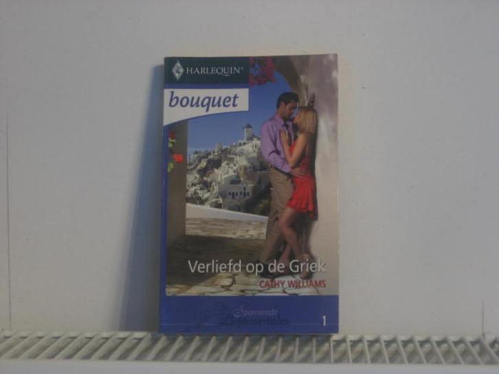 "Verliefd op de Griek " Harlequin Bouquet, Boeken, Romans, Zo goed als nieuw, Ophalen of Verzenden