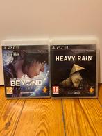Beyond Two Souls + Heavy Rain voor PS3, Games en Spelcomputers, Games | Sony PlayStation 3, Overige genres, 1 speler, Zo goed als nieuw