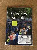Pratique des sciences sociales tome 1, Livres, Livres scolaires, Sciences sociales, Enseignement secondaire inférieur, Utilisé