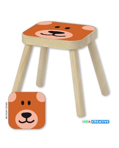 IKEA FLISAT STICKERS - Beertje, Kinderen en Baby's, Kinderkamer | Tafels en Stoelen, Nieuw, Tafel(s) en Stoel(en), Verzenden