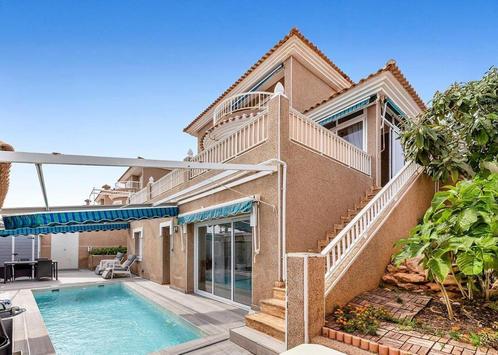 Mediterrane vrijstaande villa met zwembad en onderbouw ...., Immo, Buitenland, Spanje, Woonhuis, Overige
