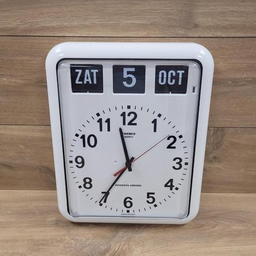 Horloge à clapet - Twemco BQ12, Maison & Meubles, Accessoires pour la Maison | Horloges, Comme neuf, Horloge murale, Enlèvement ou Envoi