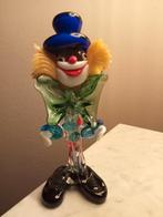 Vintage ca. 23 cm hoge Murano glazen clown, Antiquités & Art, Enlèvement ou Envoi