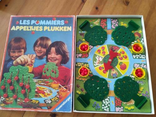Appeltjes plukken - 4 tot 8 jaar - vintage, Hobby en Vrije tijd, Gezelschapsspellen | Overige, Gebruikt, Drie of vier spelers