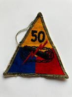 Insigne de manche américain de la 50e division blindée, Enlèvement ou Envoi