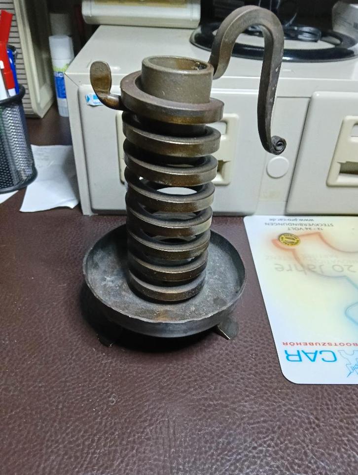 antieke franse wijnkelder lantaarn, Antiek en Kunst, Antiek | Verlichting, Ophalen of Verzenden