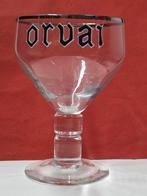 oude Orval trappistenbierglas geëmailleerd L recht, Ophalen of Verzenden, Zo goed als nieuw, Bierglas
