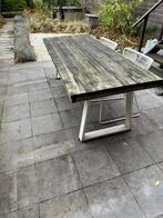 Tuintafel - steigerhout, Tuin en Terras, Tuintafels, Ophalen, Gebruikt, Rechthoekig, Hout