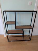 Étagère murale 75x20x91cm chêne noir, Neuf, Moins de 25 cm, Chêne, Enlèvement