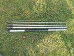 oldskool vintage aluminium hengeltje, Ophalen, Gebruikt, Vaste hengel