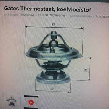 Thermostaat Gates 85C  MB, Daewoo, Ssyangyong beschikbaar voor biedingen