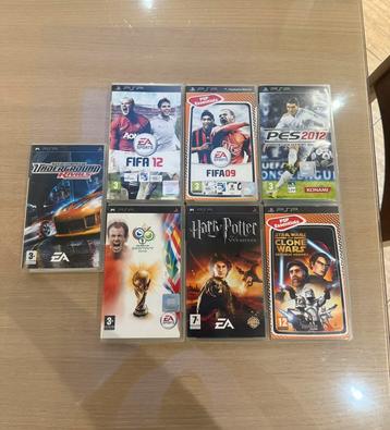 Sony PSP - 7 verschillende games - Apart of samen kopen beschikbaar voor biedingen
