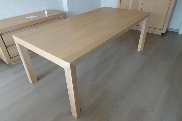 Eettafel vol eik prachtig meubel, Huis en Inrichting, Tafels | Eettafels, Zo goed als nieuw, Vijf personen of meer, Rechthoekig
