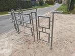 Gegalvaniseerde Balustrade Tuinhek Tuinpoort, Nieuw, Met poort, Ophalen of Verzenden, Tuinhek