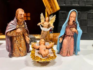 Vvintage Landi Nativity Kerststal Van 6 Figuren beschikbaar voor biedingen