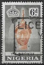 Nigeria 1953 - Yvert 82 - Bronzen beeld (ST), Timbres & Monnaies, Timbres | Afrique, Affranchi, Envoi, Nigeria