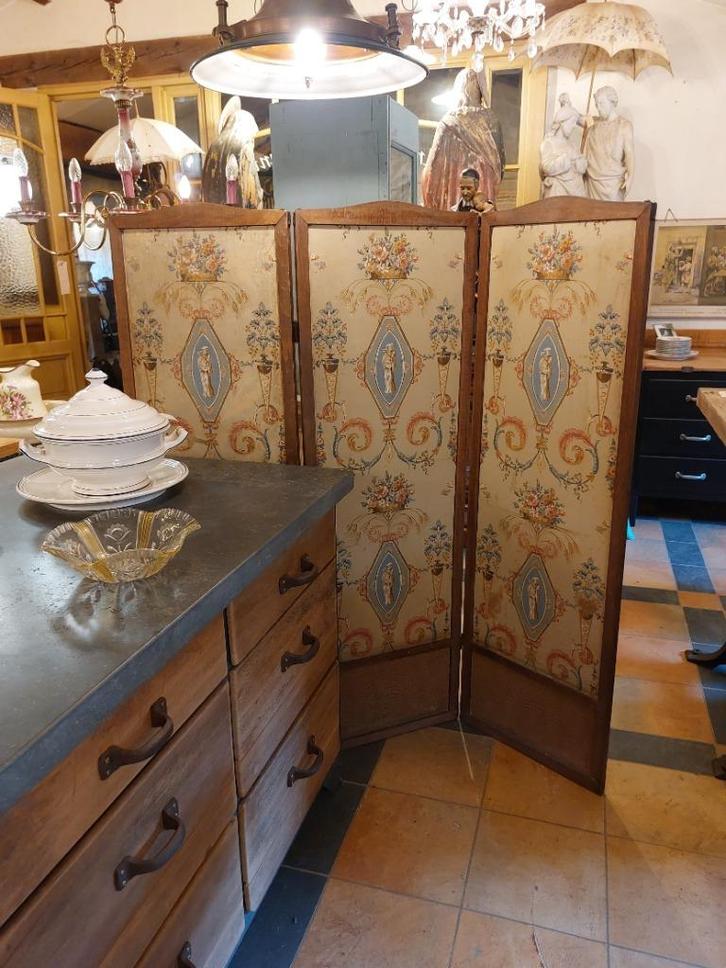 decoratief oud kamerscherm, Antiek en Kunst, Curiosa en Brocante, Ophalen