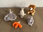 Set knuffeltjes dieren, Kinderen en Baby's, Ophalen of Verzenden, Zo goed als nieuw