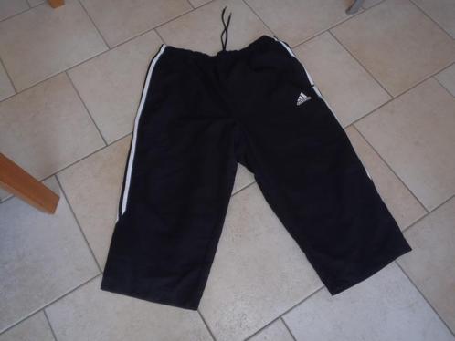 Adidas 3/4 zwarte trainingsbroek - D=8, Kleding | Heren, Sportkleding, Zo goed als nieuw, Overige typen, Zwart, Ophalen