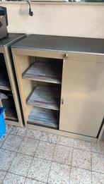 Metalen schuifkast met leggers, Ophalen, Zo goed als nieuw