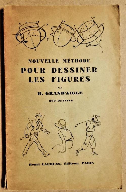 Nouvelle méthode pour dessiner les Figures - 1934 - 1ère éd., Hobby & Loisirs créatifs, Dessin, Utilisé, Livre ou Guide, Enlèvement ou Envoi