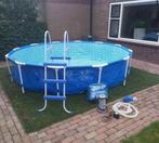 Zwembad intex 3,6 m diameter, Ophalen, Gebruikt, 80 tot 120 cm, Rond
