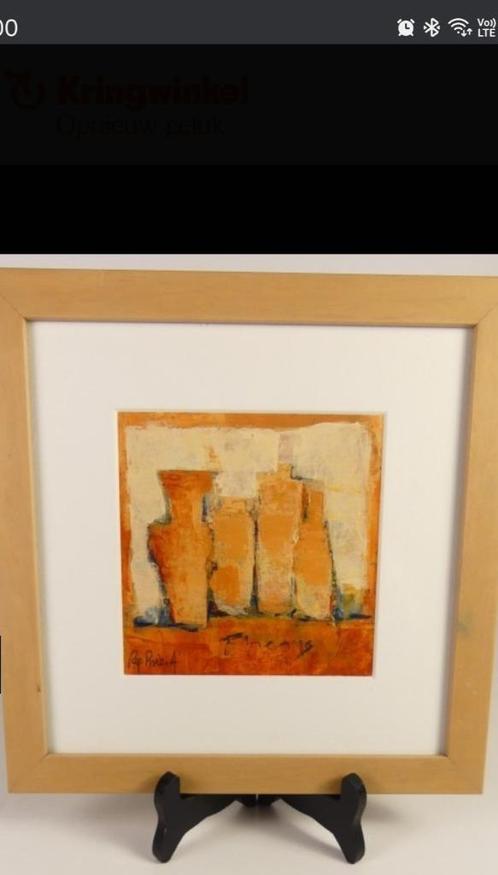 Schilderij "Flacons" Regine Pivier Attolini, Huis en Inrichting, Woonaccessoires | Schilderijen, Tekeningen en Foto's, Gebruikt