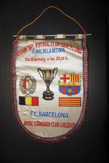 vintage voetbal wimpel standard - Barcelona 1982