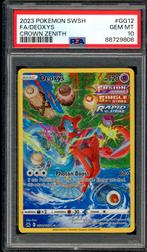 Deoxys [Full Art] PSA 10 - GG12/GG70 - Crown Zenith 2023, Ophalen of Verzenden, Zo goed als nieuw, Losse kaart, Foil