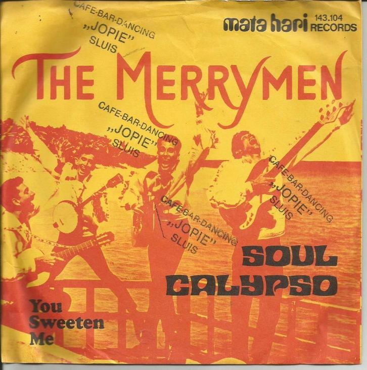 The Merrymen - Soul Calypso   - 1969 -, Cd's en Dvd's, Vinyl Singles, Single, Pop, 7 inch, Ophalen of Verzenden