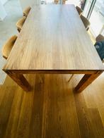 Prachtige houten eettafel, Huis en Inrichting, Tafels | Eettafels, Ophalen, 100 tot 150 cm, Eikenhout, 200 cm of meer