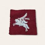 Britse WO2 Airborne Pegasus mouw embleem, Verzenden, Luchtmacht, Embleem of Badge