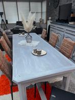 Table en chene repeinte, 200 cm ou plus, Enlèvement, Utilisé, 50 à 100 cm