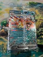 Charizard ex (OBF 125) Obsidian Flames with stamp jumbo, Hobby en Vrije tijd, Ophalen of Verzenden