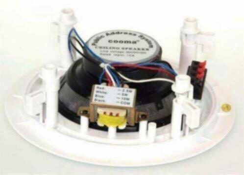100 Volt 2 weg Plafond inbouw speaker 10 Watt [2015-B], Audio, Tv en Foto, Luidsprekerboxen, Nieuw, Overige typen, Ophalen of Verzenden