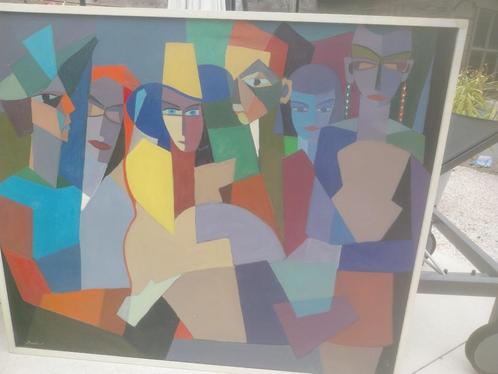 2 Schilderijen op doek beide van  Brabant, Antiek en Kunst, Kunst | Schilderijen | Abstract, Ophalen