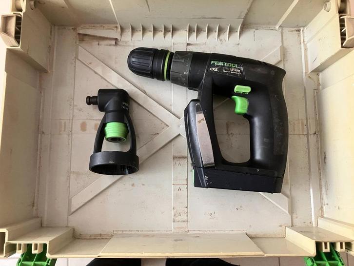 Festool CXS + XS-AS, Doe-het-zelf en Bouw, Gereedschap | Boormachines, Gebruikt, Boor- en Schroefmachine, Ophalen