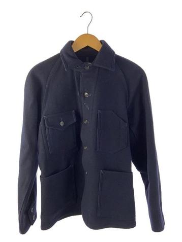 Designer POST OVERALLS Jacket Wol Wollen jack vest Navy M beschikbaar voor biedingen