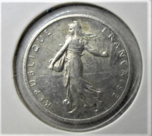 Zilveren munt Frankrijk 1 frank 1917, Postzegels en Munten, Munten | Europa | Niet-Euromunten, Losse munt, Frankrijk, Zilver, Ophalen of Verzenden