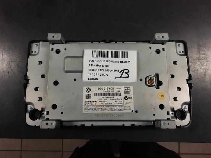 AFFICHEUR / ECRAN Volkswagen Golf VII (AUA) (5G0919605), Autos : Pièces & Accessoires, Autres pièces automobiles, Volkswagen, Utilisé