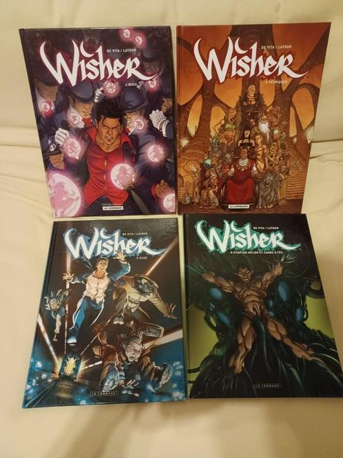 Wisher (complet, 4 tomes, EO), Boeken, Stripverhalen, Zo goed als nieuw, Complete serie of reeks, Ophalen of Verzenden